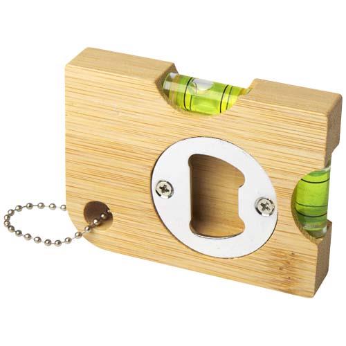 Levo Bambus Flaschen�ffner mit Wasserwaage