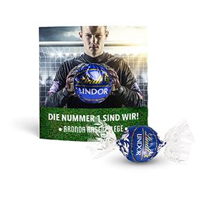 Lindt Lindor Kugel in Werbekartonage