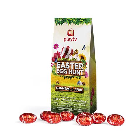 Lindt Lindor Ostereier in Standboden-Kartonage gro�