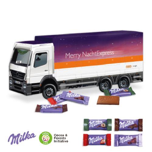 3D Adventskalender �LKW� mit Milka Schokolade Milka