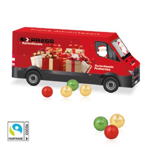 3D Adventskalender �Transporter� mit Fairtrade�