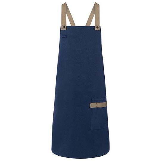 Latzsch�rze Urban-Look mit Kreuzb�ndern und Tasche