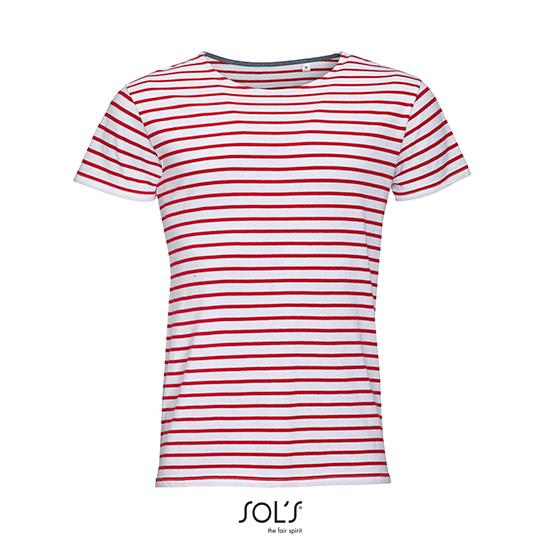 Men�s Round Neck Striped T-Shirt Miles