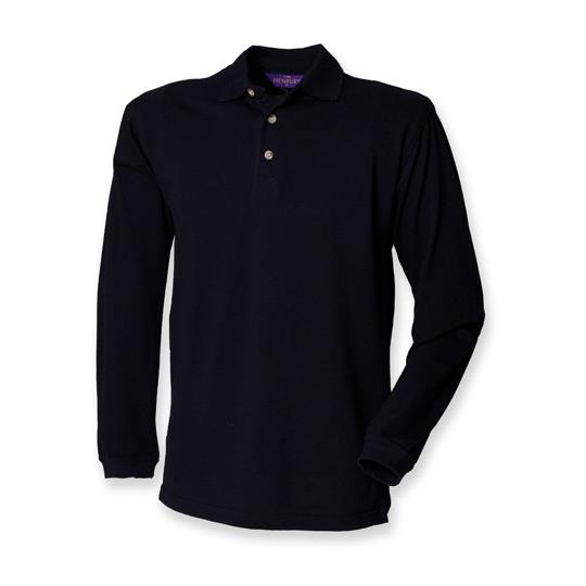 Long Sleeved Cotton Piqu� Polo Shirt