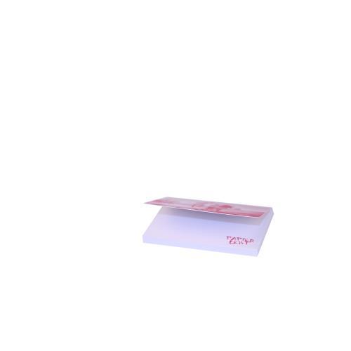 Haftnotizen mit Umschlag 82 x 70 mm, 4-farbig bedruckt