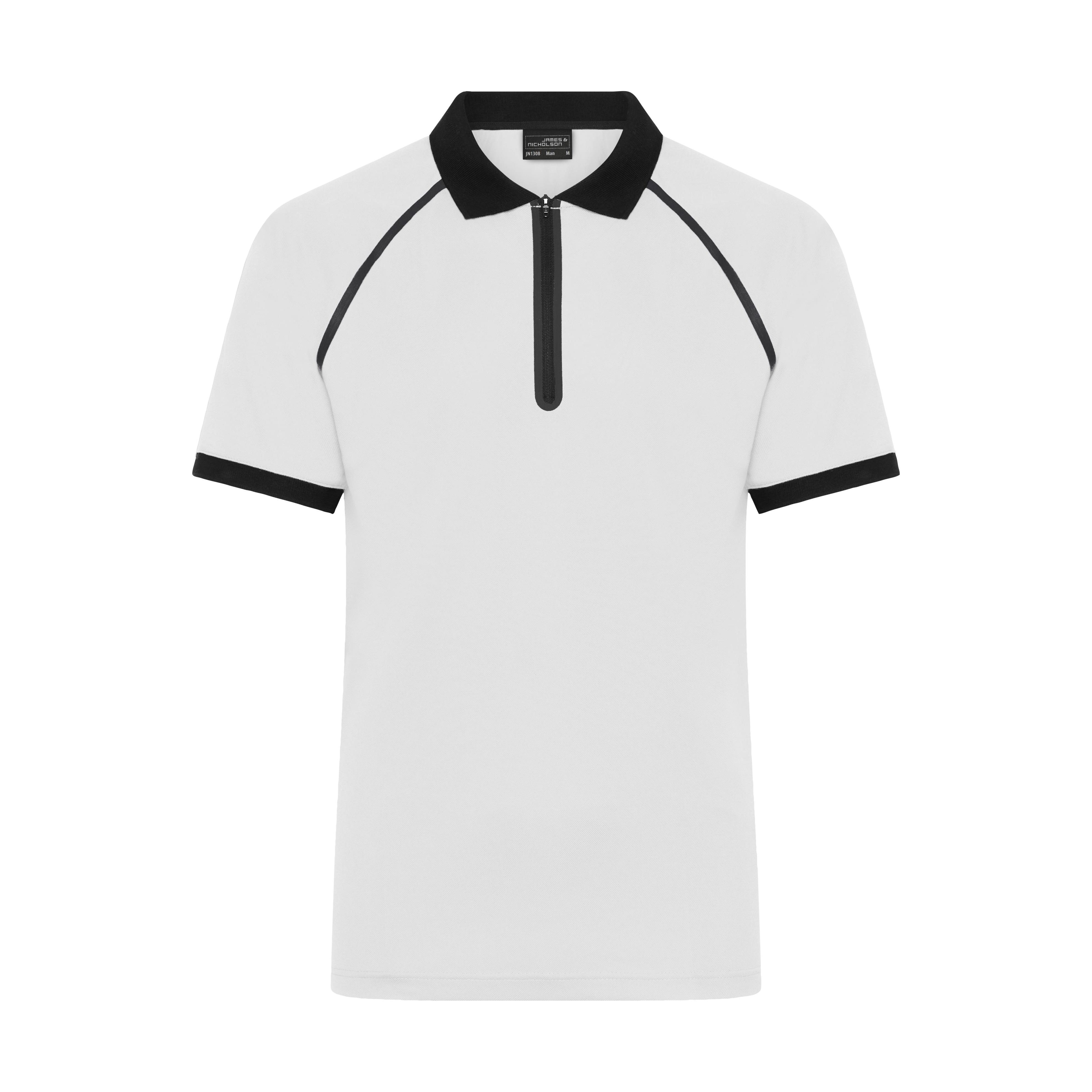 Men�s Zip-Polo