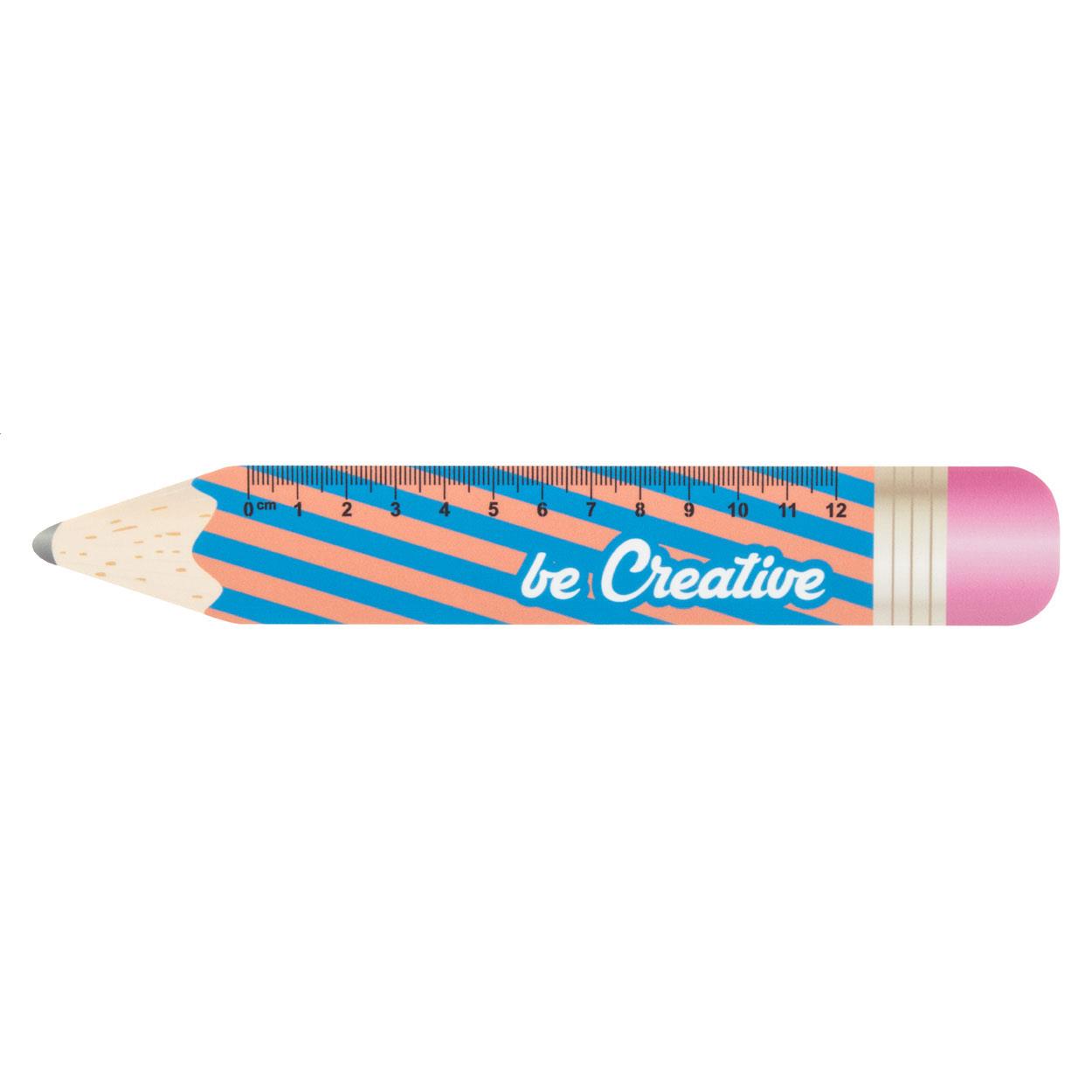 12 cm Lineal, Bleistift