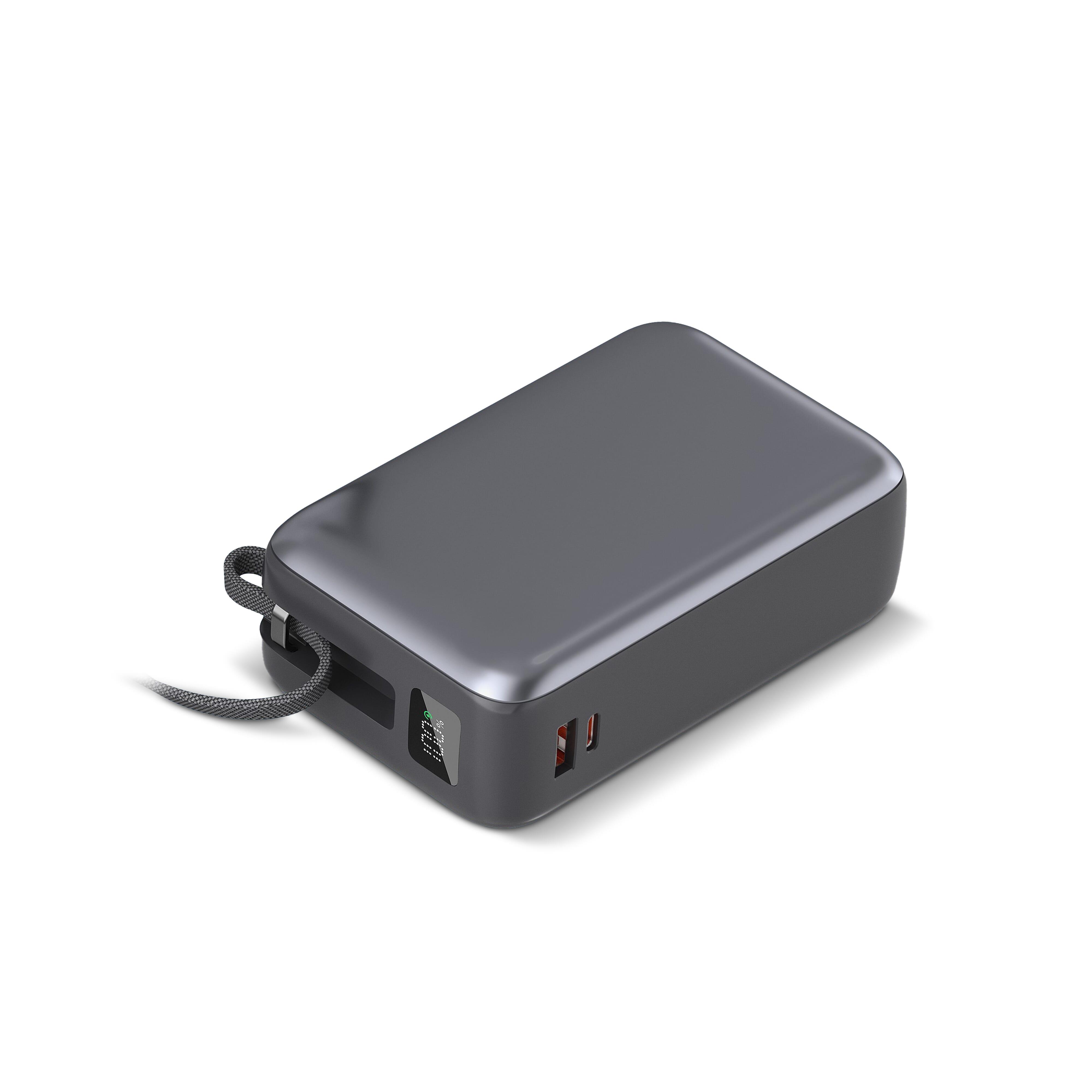 Nova Laptop 65W Powerbank mit integriertem USB-C-Kabel