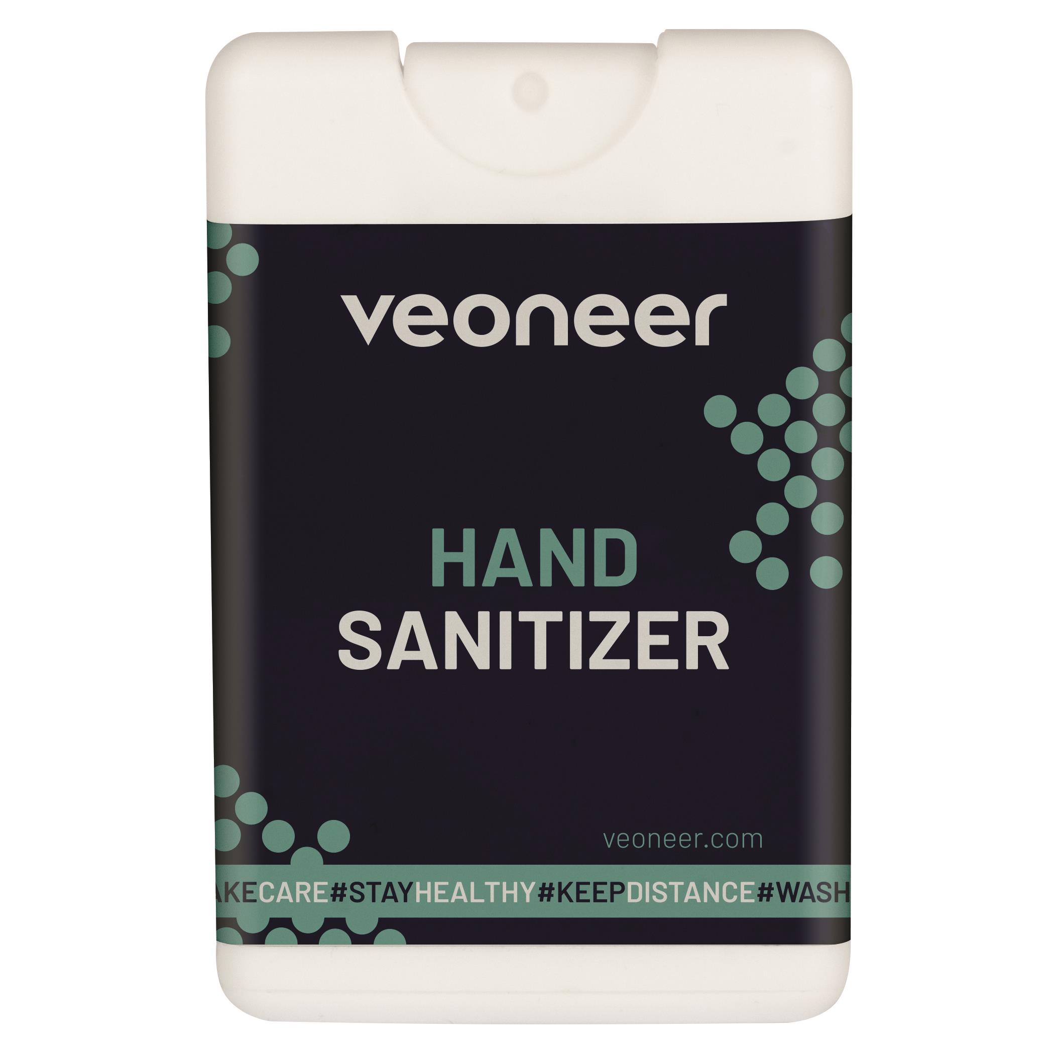 Hand-Desinfektionsspray in 16 ml Spray Card