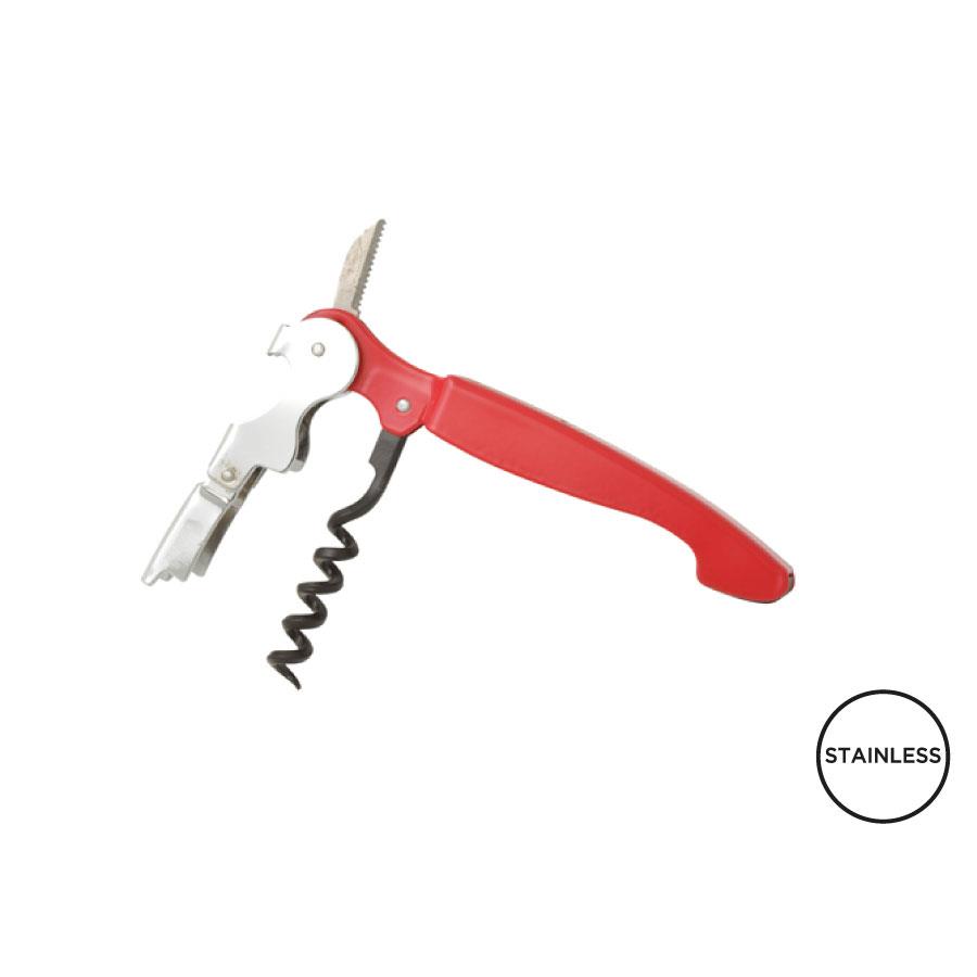 Kellnermesser  Allegro Color , Doppelhebel, rot